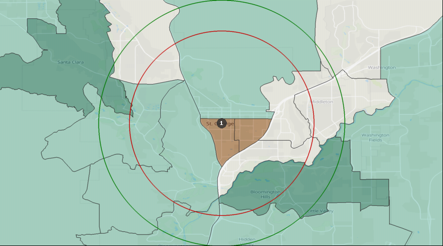 St. George, Utah - Average Household Expenditure for Health Insurance